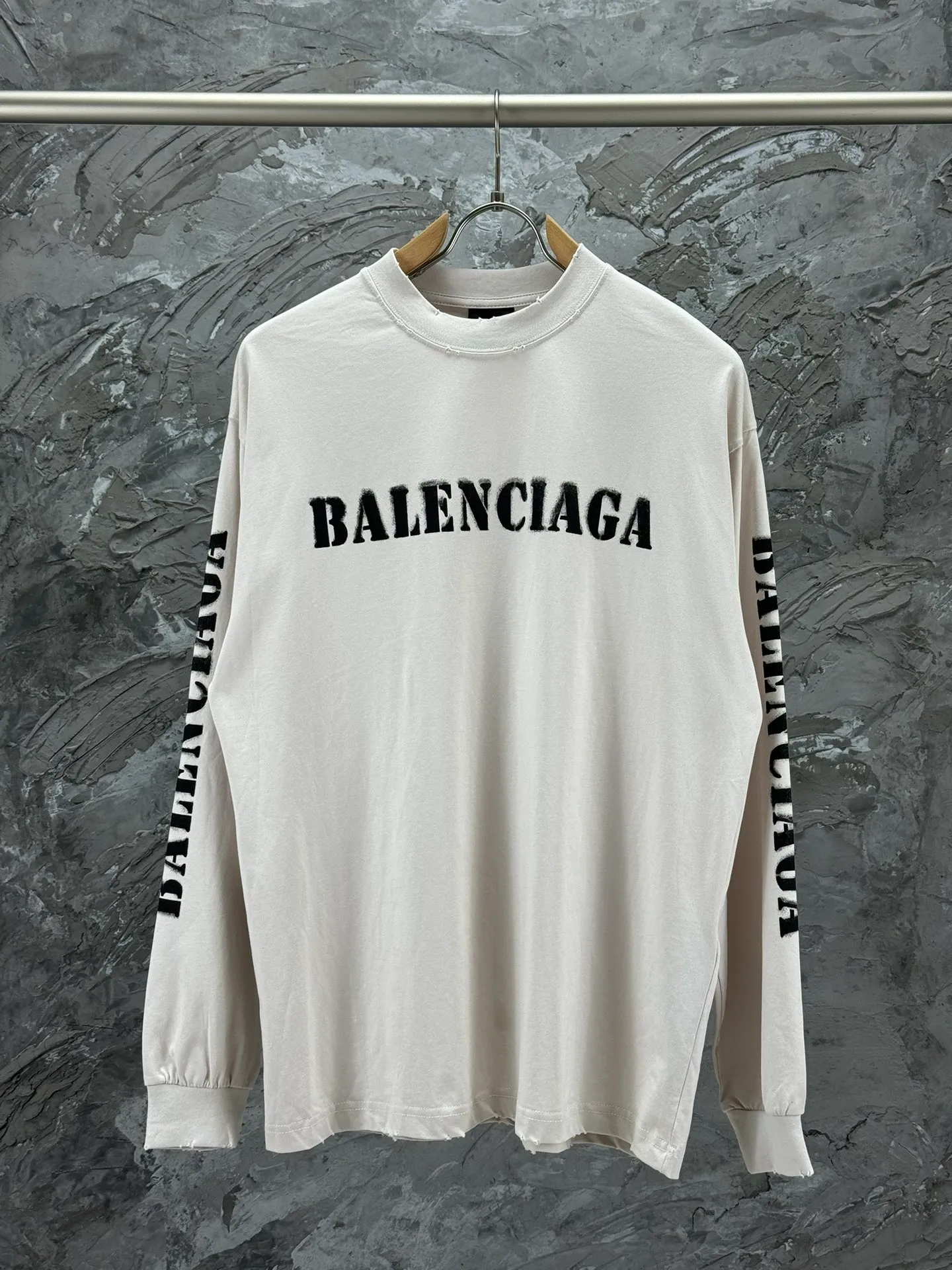 BALENCI*GA logo . 280g ， . .os Same Style -Color：Black White -SIZE：XS S M L 8605#
